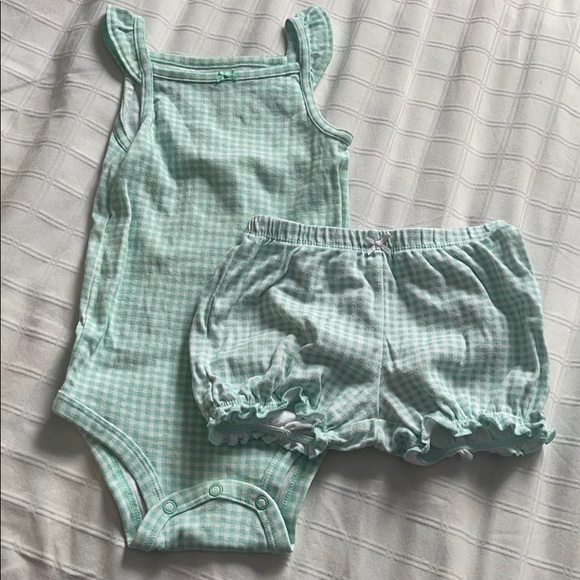 Mint checkered set - Picture 1 of 5
